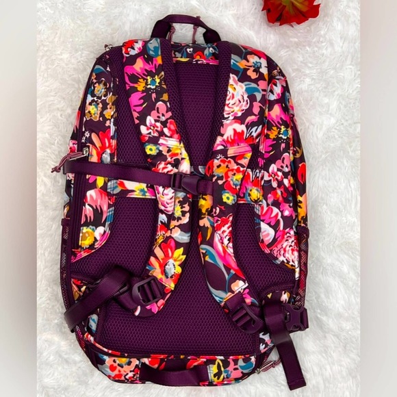NWT Vera Bradley Lighten Up Journey Backpack - Indiana Blossoms - Picture 3 of 16
